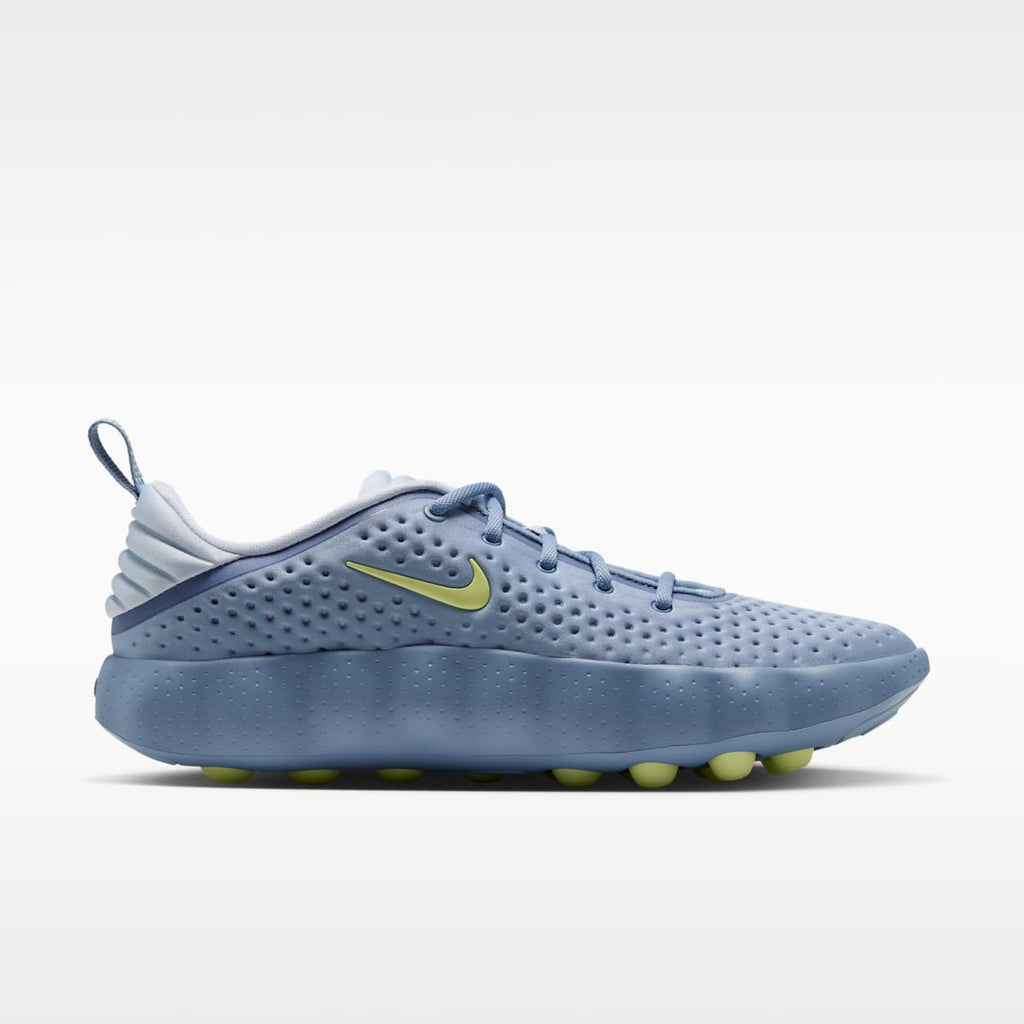 Nike Mind 002 Men's Pregame Shoes - Work Blue/Hydrogen Blue/Light Lemon Twist - Image 3