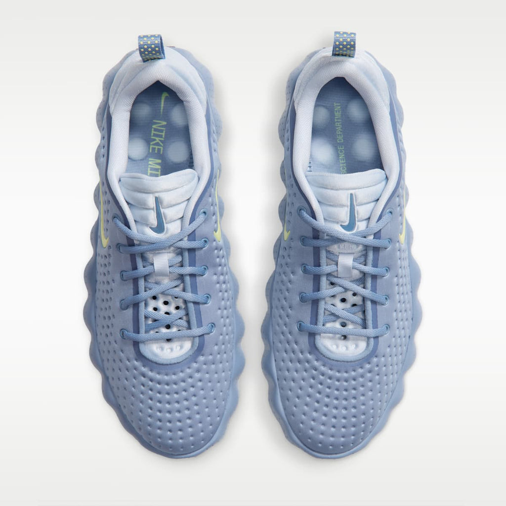 Nike Mind 002 Men's Pregame Shoes - Work Blue/Hydrogen Blue/Light Lemon Twist - Image 4