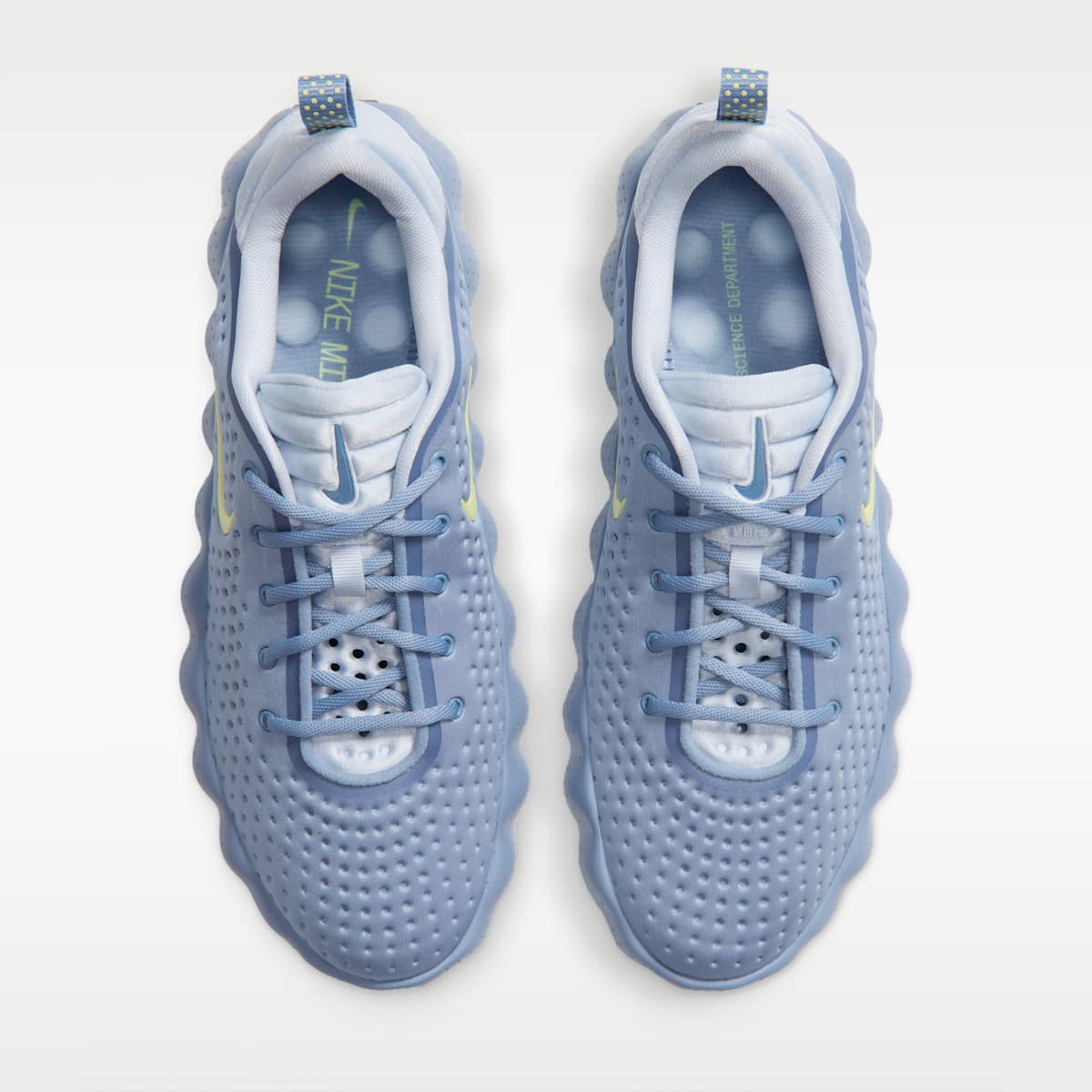 Nike Mind 002 Men's Pregame Shoes - Work Blue/Hydrogen Blue/Light Lemon Twist - Image 4