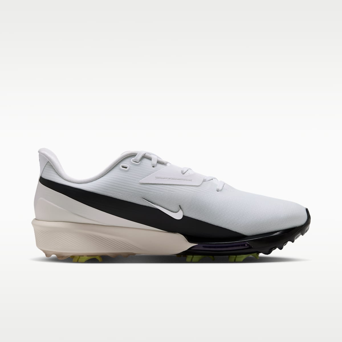 Nike NEXT% TOUR 3 Golf Shoes - White/Action Grape/Black/Metallic Silver - Image 3