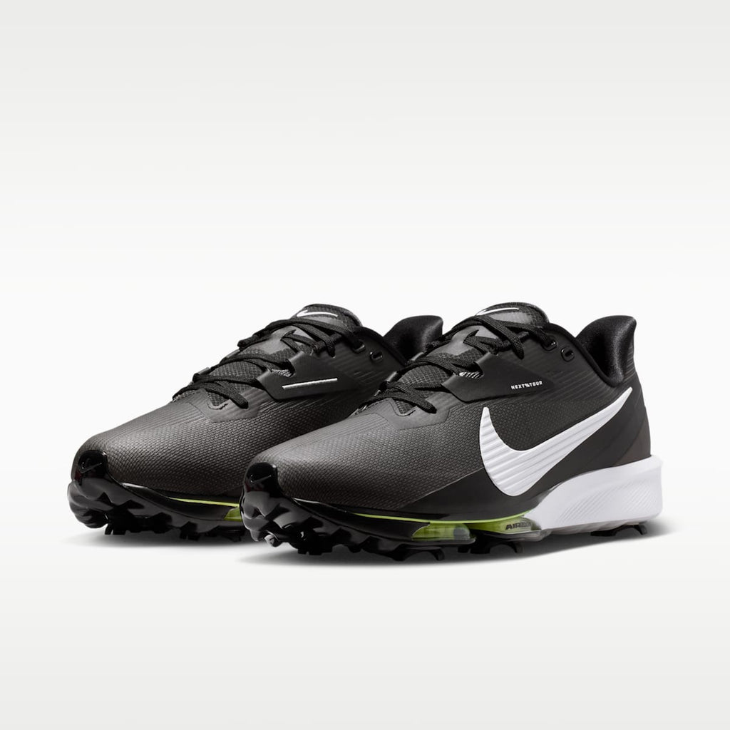 Nike NEXT% TOUR 3 Golf Shoes - Black/Light Smoke Grey/White - Image 5