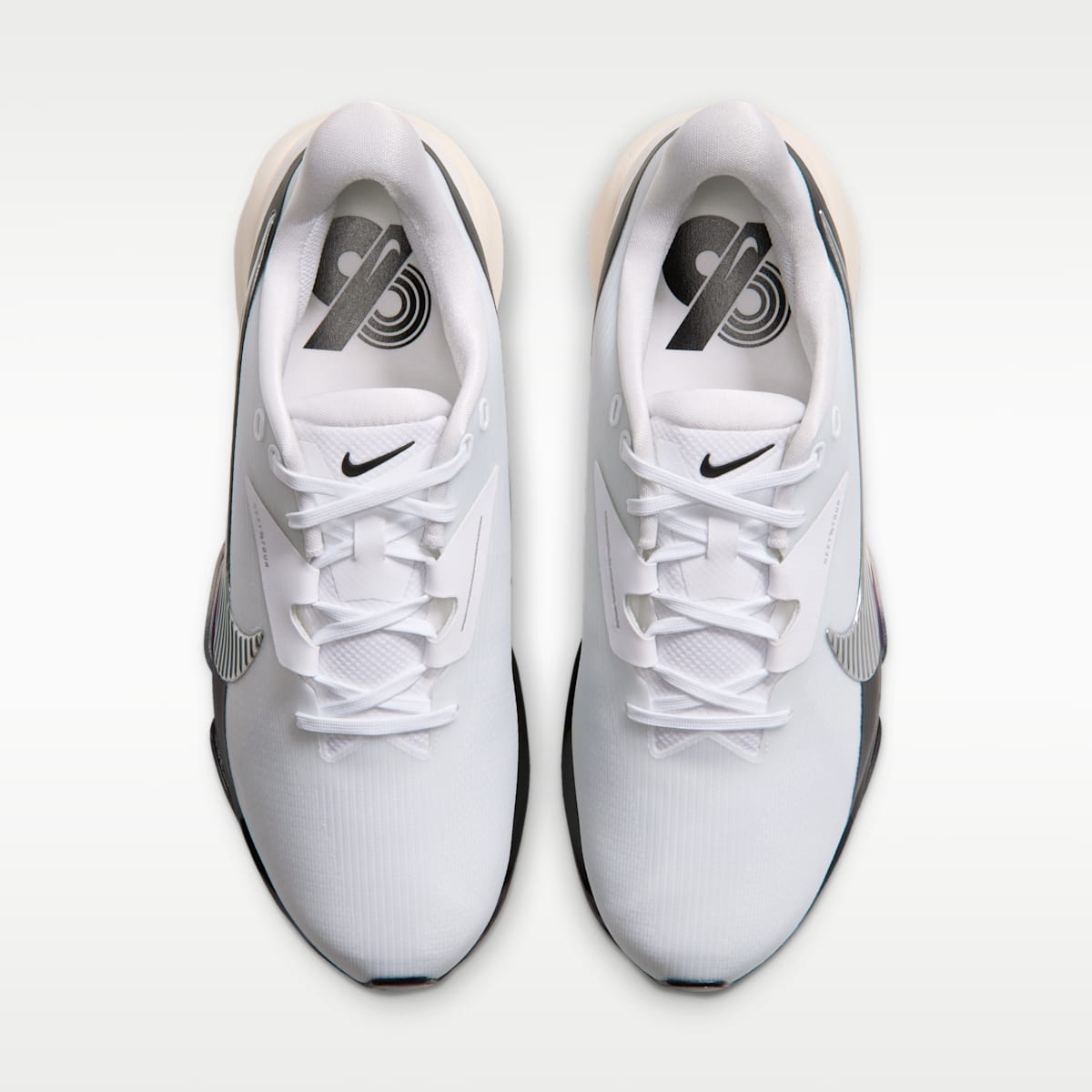Nike NEXT% TOUR 3 Golf Shoes - White/Action Grape/Black/Metallic Silver - Image 4