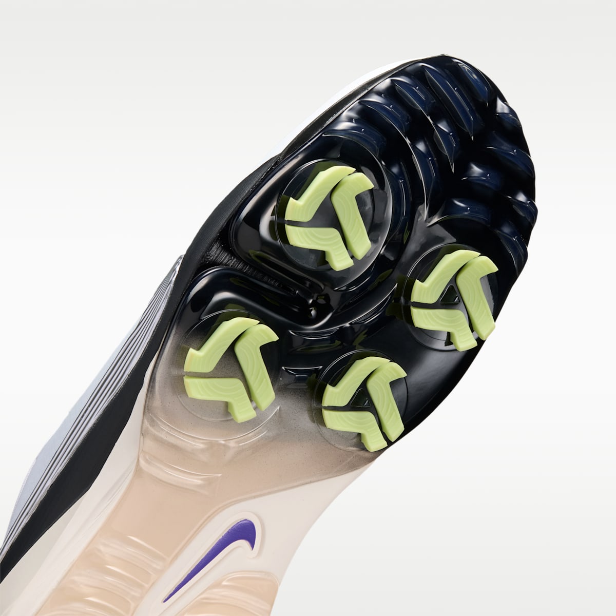 Nike NEXT% TOUR 3 Golf Shoes - White/Action Grape/Black/Metallic Silver - Image 7