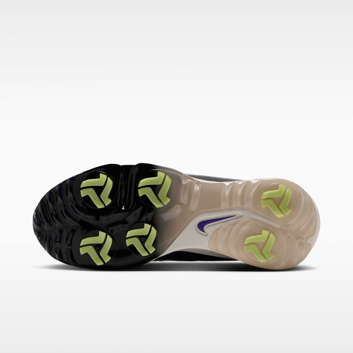 Nike NEXT% TOUR 3 Golf Shoes - White/Action Grape/Black/Metallic Silver - Image 2