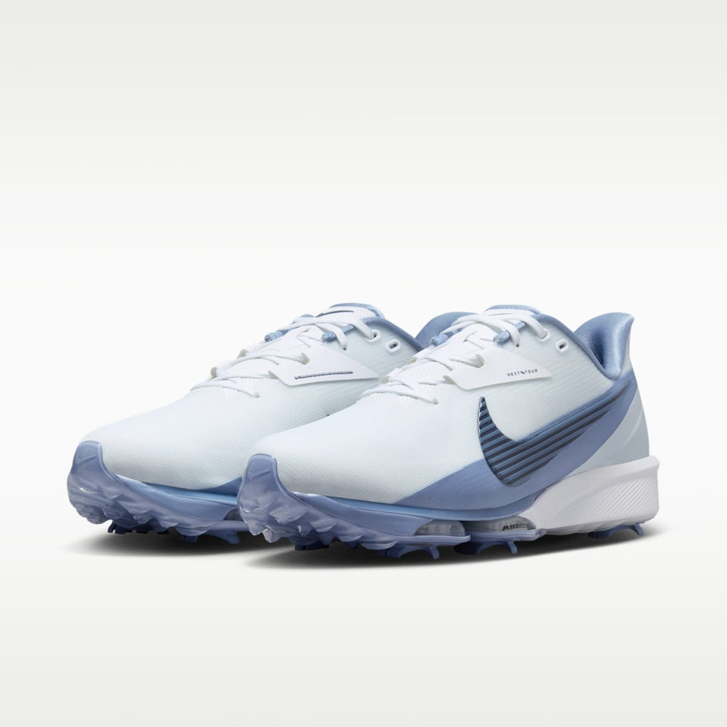 Nike NEXT% TOUR 3 Golf Shoes - White/Work Blue/Thunder Blue - Image 5