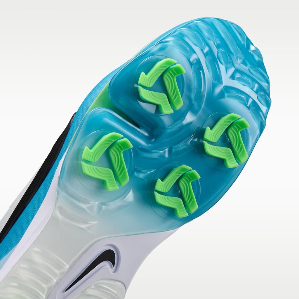 Nike NEXT% TOUR 3 Golf Shoes - White/Summit White/Light Current Blue/Black - Image 7