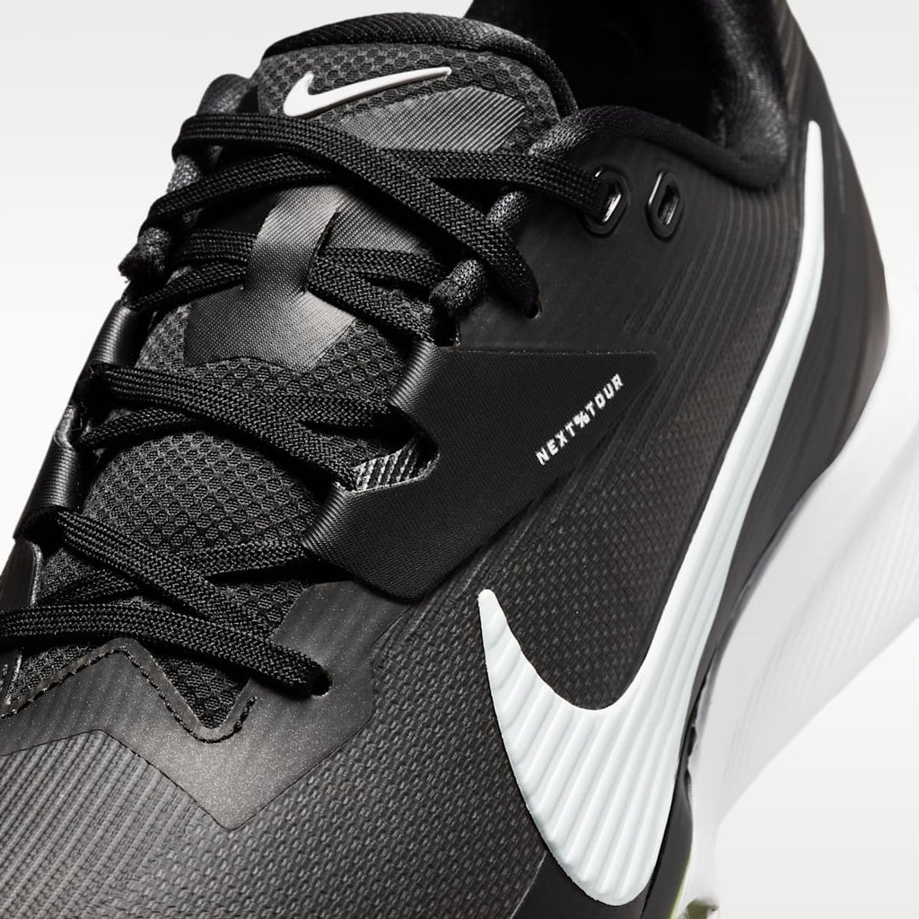 Nike NEXT% TOUR 3 Golf Shoes - Black/Light Smoke Grey/White - Image 8