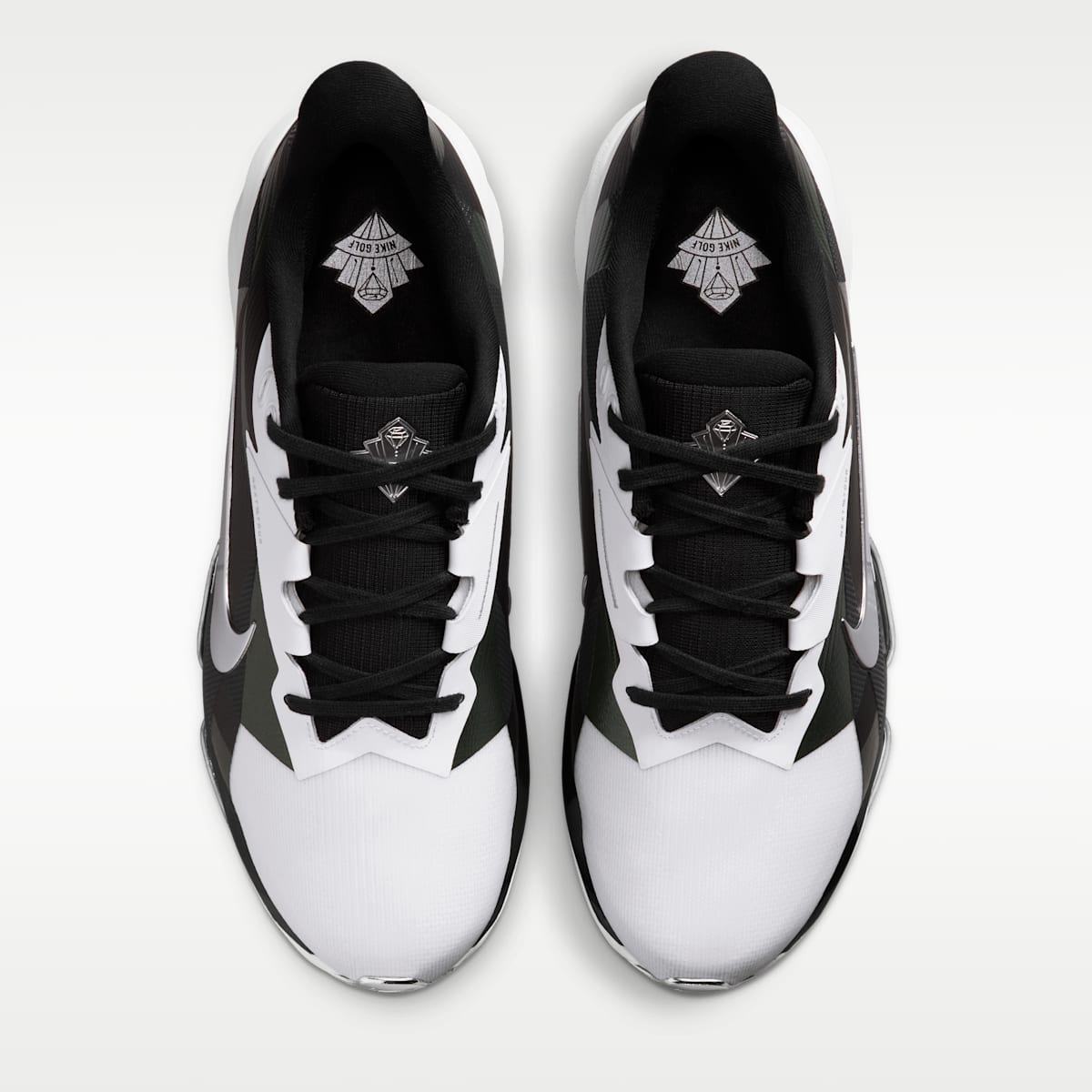 Nike NEXT% TOUR 3 Golf Shoes - White/Metallic Silver/Fir/Black - Image 4