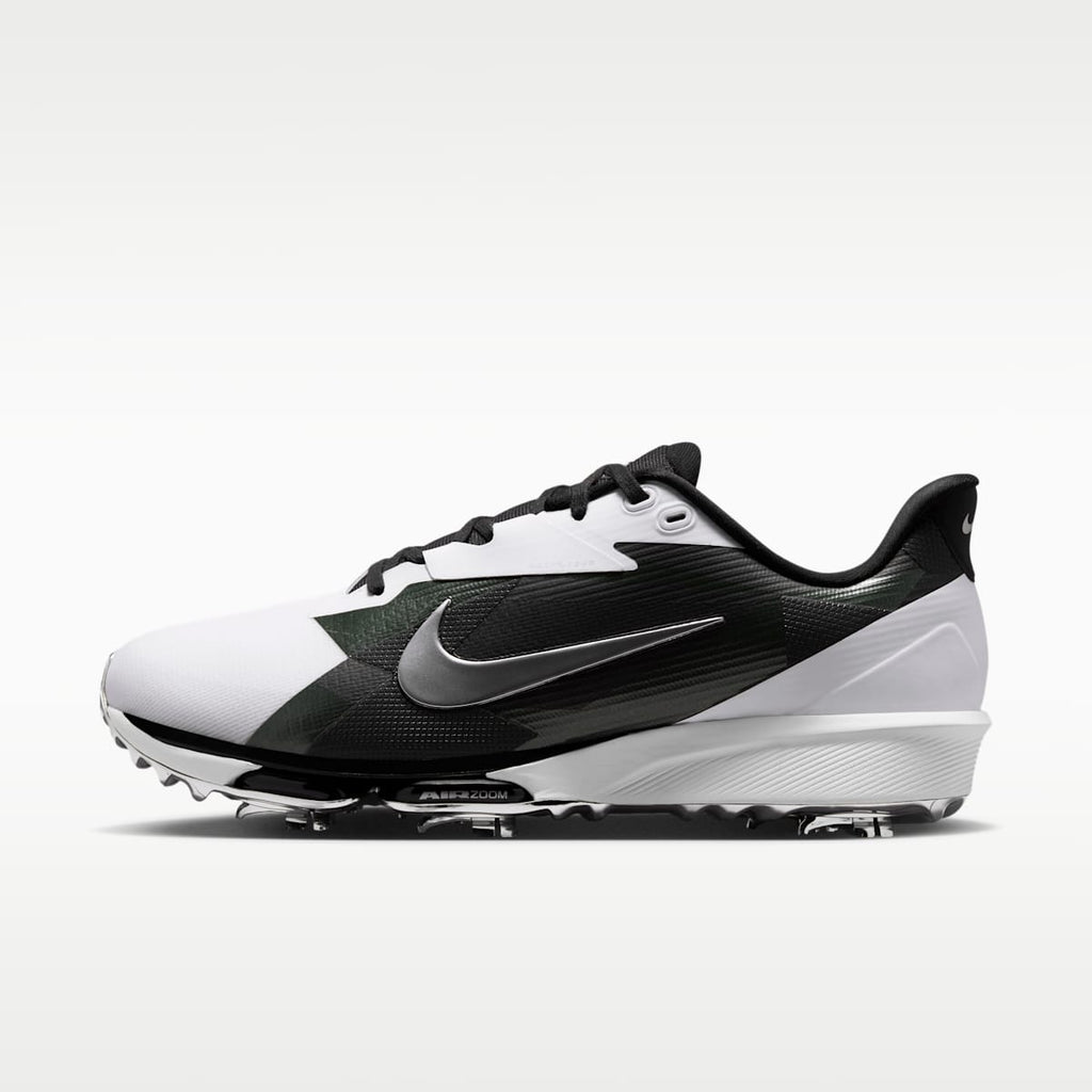 Nike NEXT% TOUR 3 Golf Shoes - White/Metallic Silver/Fir/Black - Image 1