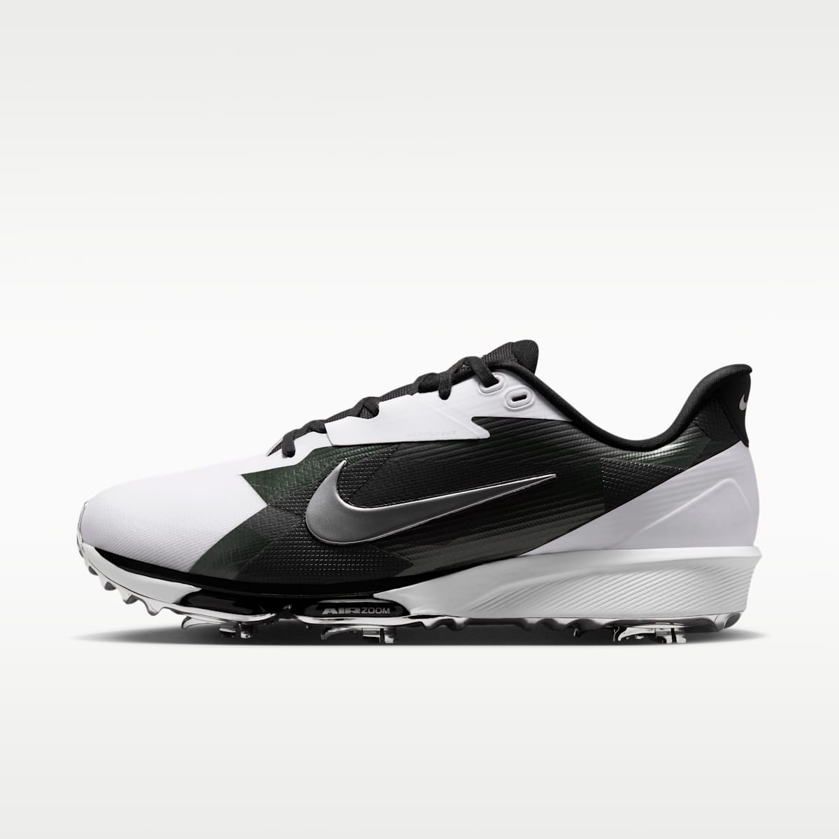 Nike NEXT% TOUR 3 Golf Shoes - White/Metallic Silver/Fir/Black - Image 1