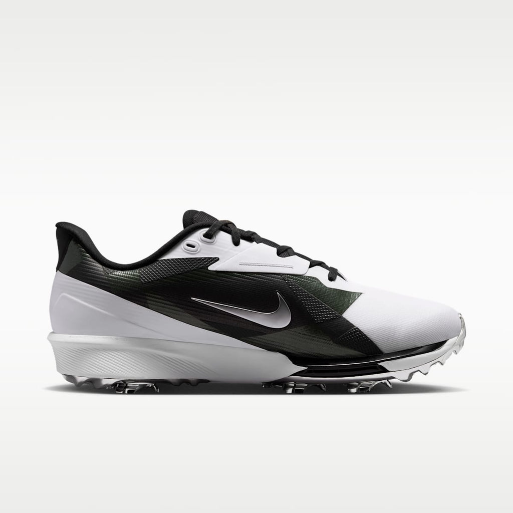 Women's Nike NEXT% TOUR 3 Golf Shoes - White/Metallic Silver/Fir/Black