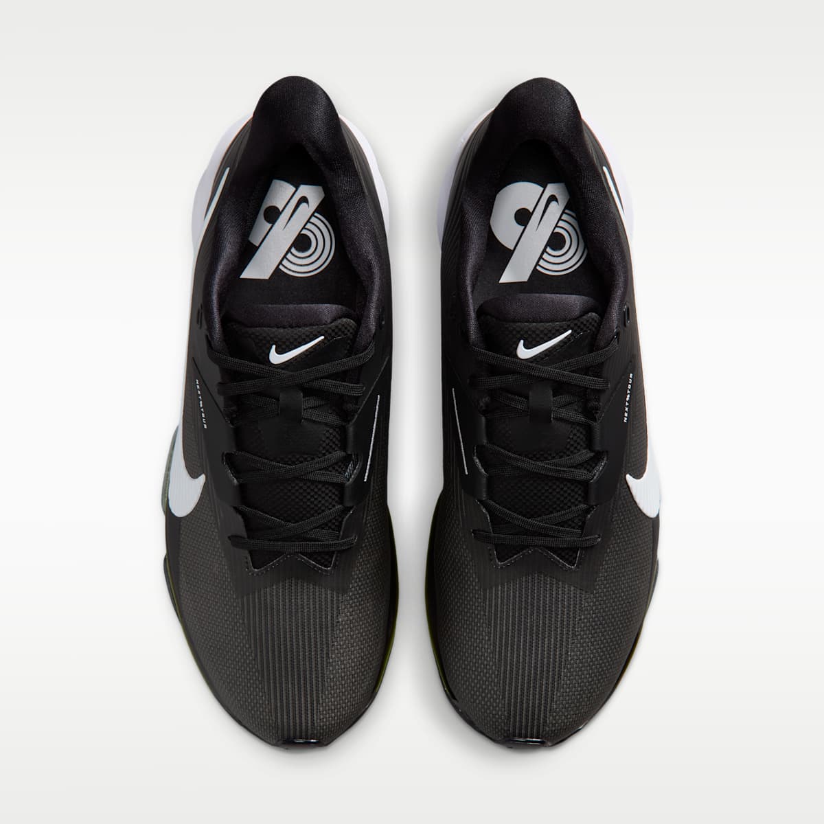 Nike NEXT% Tour 3 Golf Shoes (Wide) - Black/Light Smoke Grey/White - Image 4