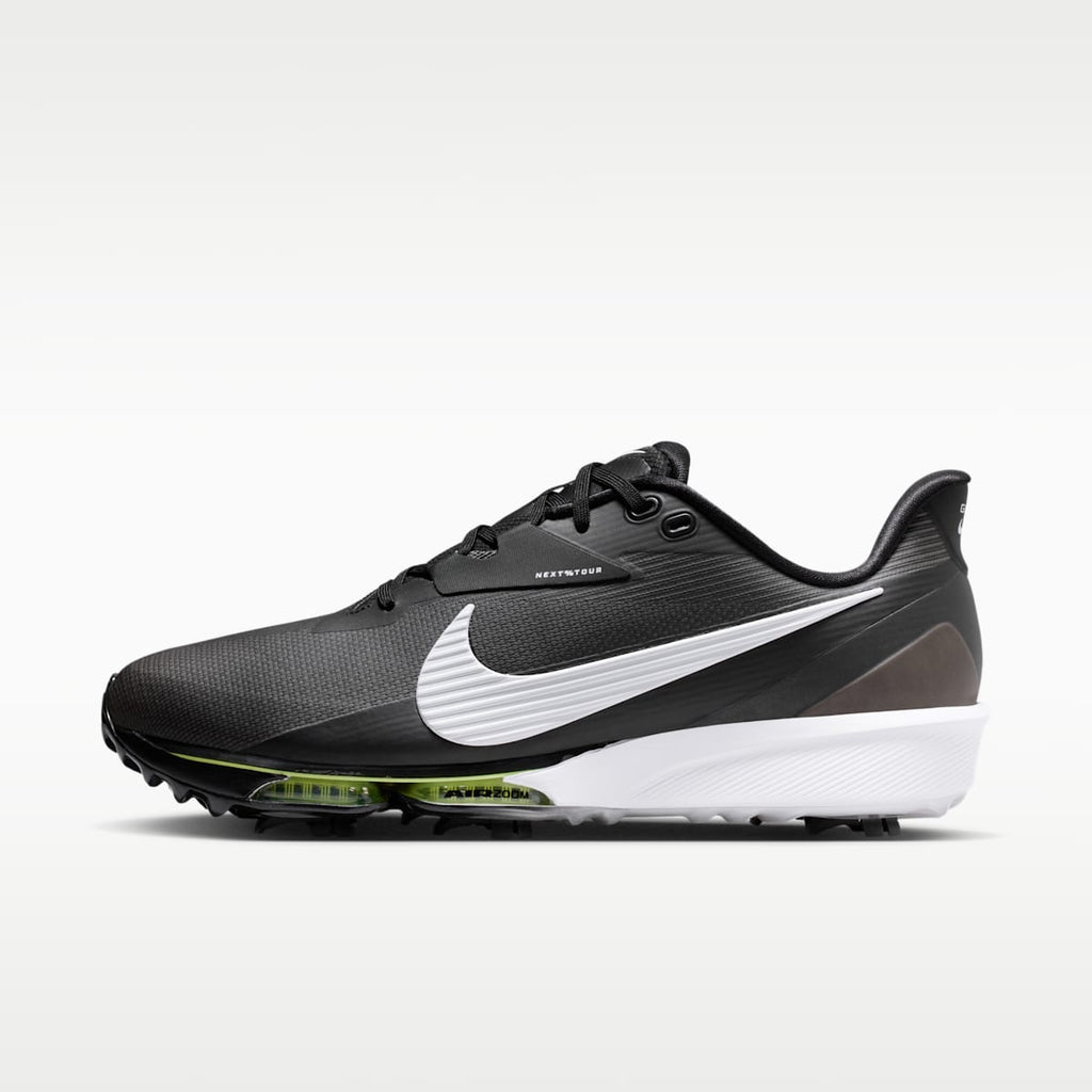 Nike NEXT% TOUR 3 Golf Shoes - Black/Light Smoke Grey/White - Image 1