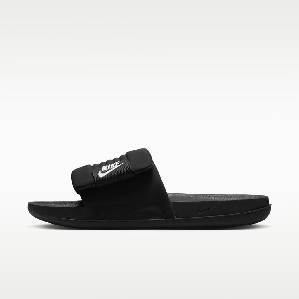Nike Offcourt Adjust Men's Slides - Black/Black/White - Image 2