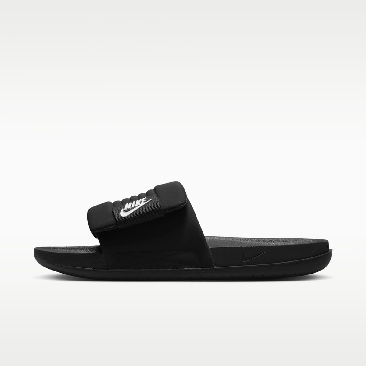 Nike Offcourt Adjust Men's Slides - Black/Black/White - Image 2