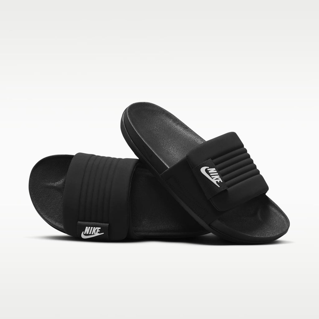 Nike Offcourt Adjust Men's Slides - Black/Black/White - Image 1