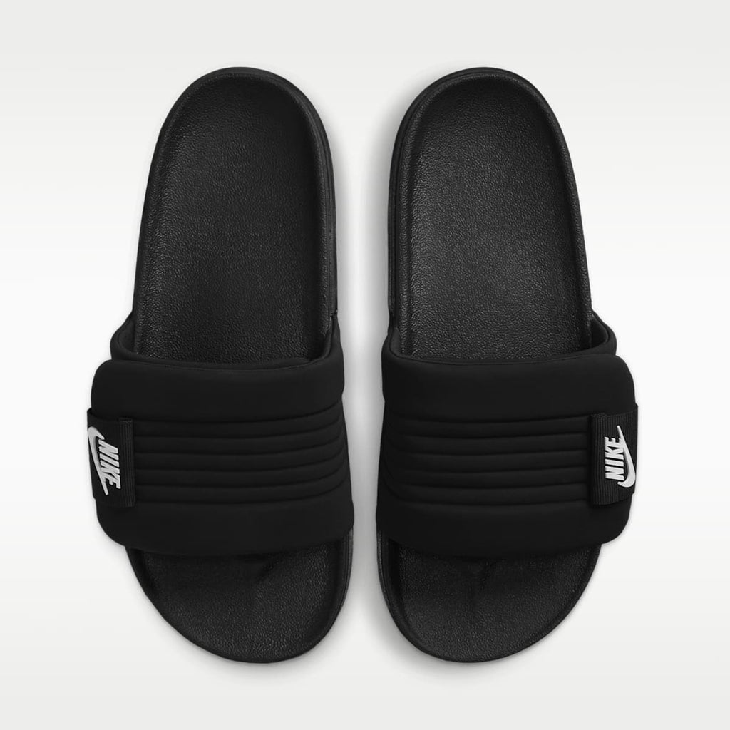 Nike Offcourt Adjust Men's Slides - Black/Black/White - Image 5