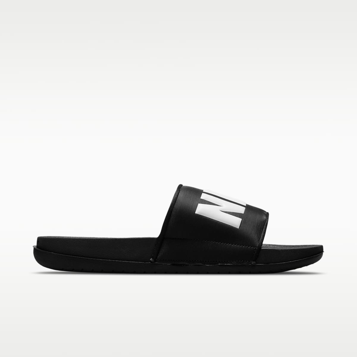Nike Offcourt Men's Slides - Black/Black/White - Image 4