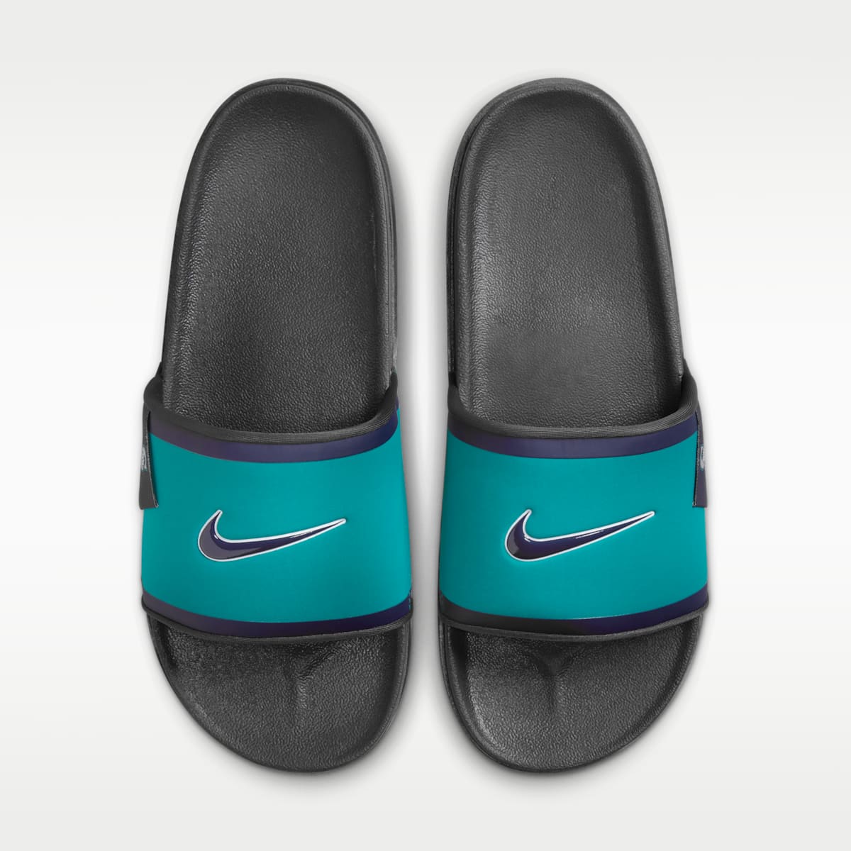 Nike Offcourt (Seattle Mariners) Offcourt Slides - Mardi Gras/Dark Smoke Grey/Midnight Navy - Image 5