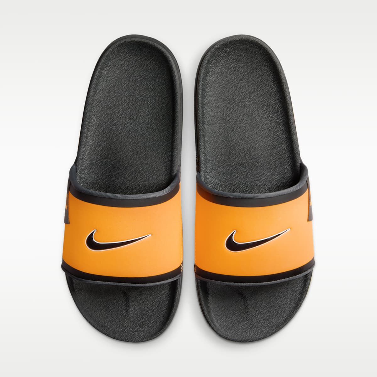 Nike Offcourt (Pittsburgh Pirates) Offcourt Slides - Sundown/Dark Smoke Grey/Black - Image 5