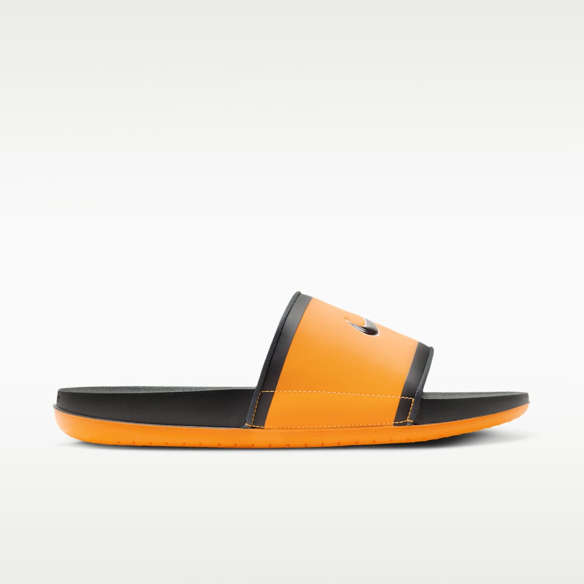 Nike Offcourt (Pittsburgh Pirates) Offcourt Slides - Sundown/Dark Smoke Grey/Black - Image 4
