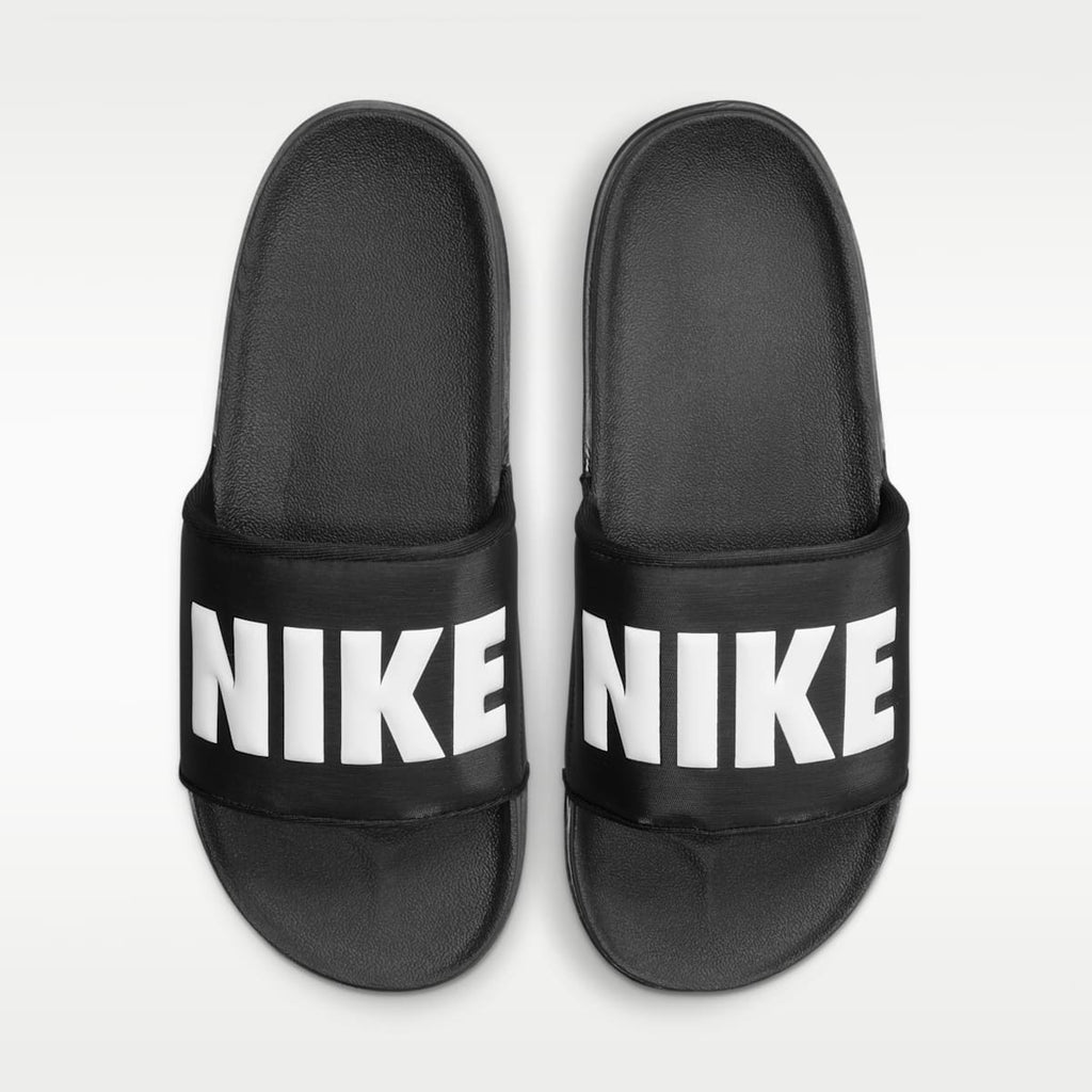 Nike Offcourt Men's Slides - Black/Black/White - Image 5
