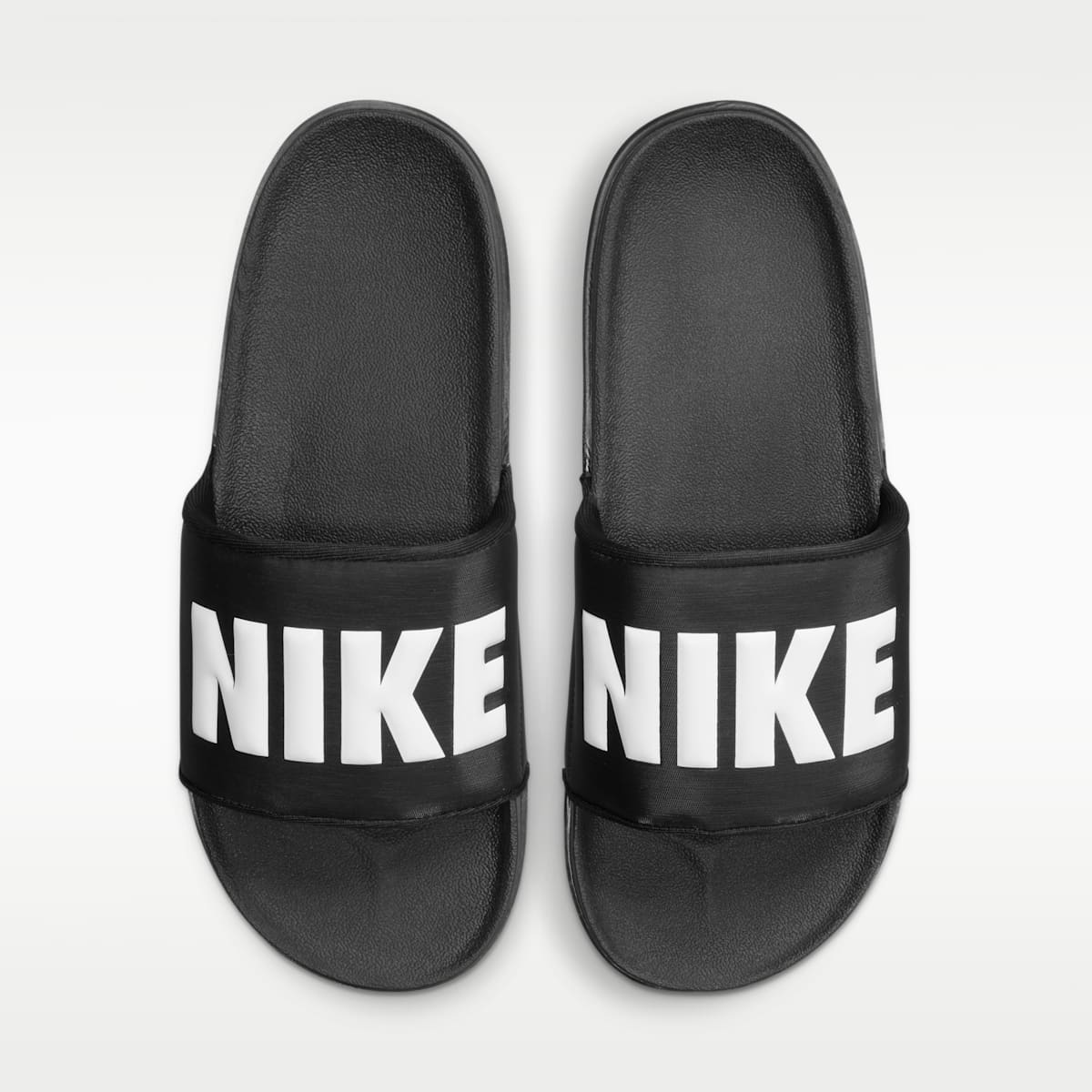 Nike Offcourt Men's Slides - Black/Black/White - Image 5
