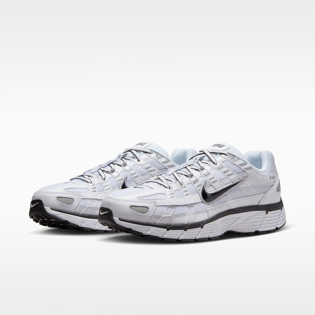 Nike P-6000 Shoes - White/Metallic Silver/Black/Black - Image 5