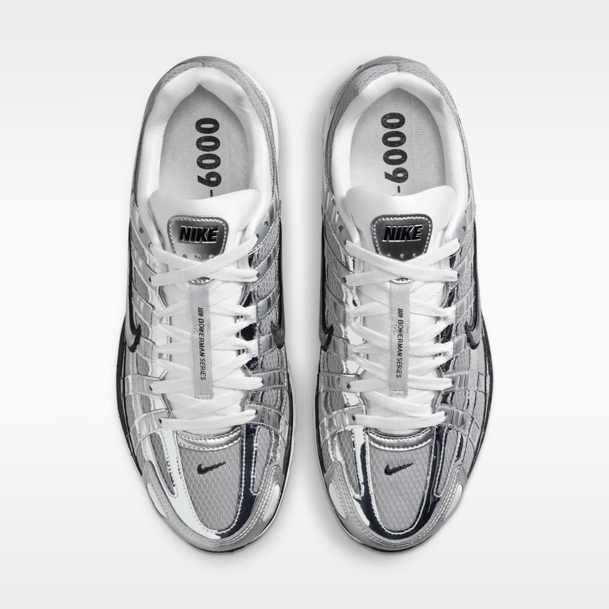 Nike P-6000 Shoes - Metallic Silver/Sail/Black/Metallic Silver - Image 4