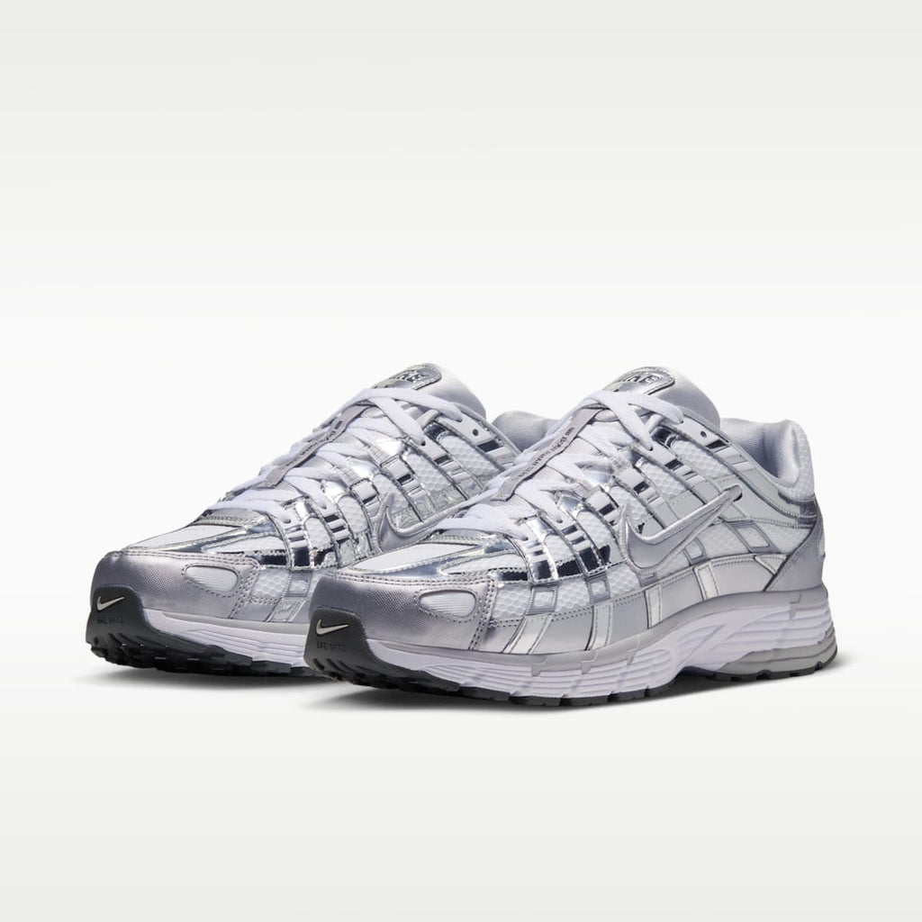 Nike P-6000 Shoes - White/Grey Fog/Iron Grey/Metallic Silver - Image 5