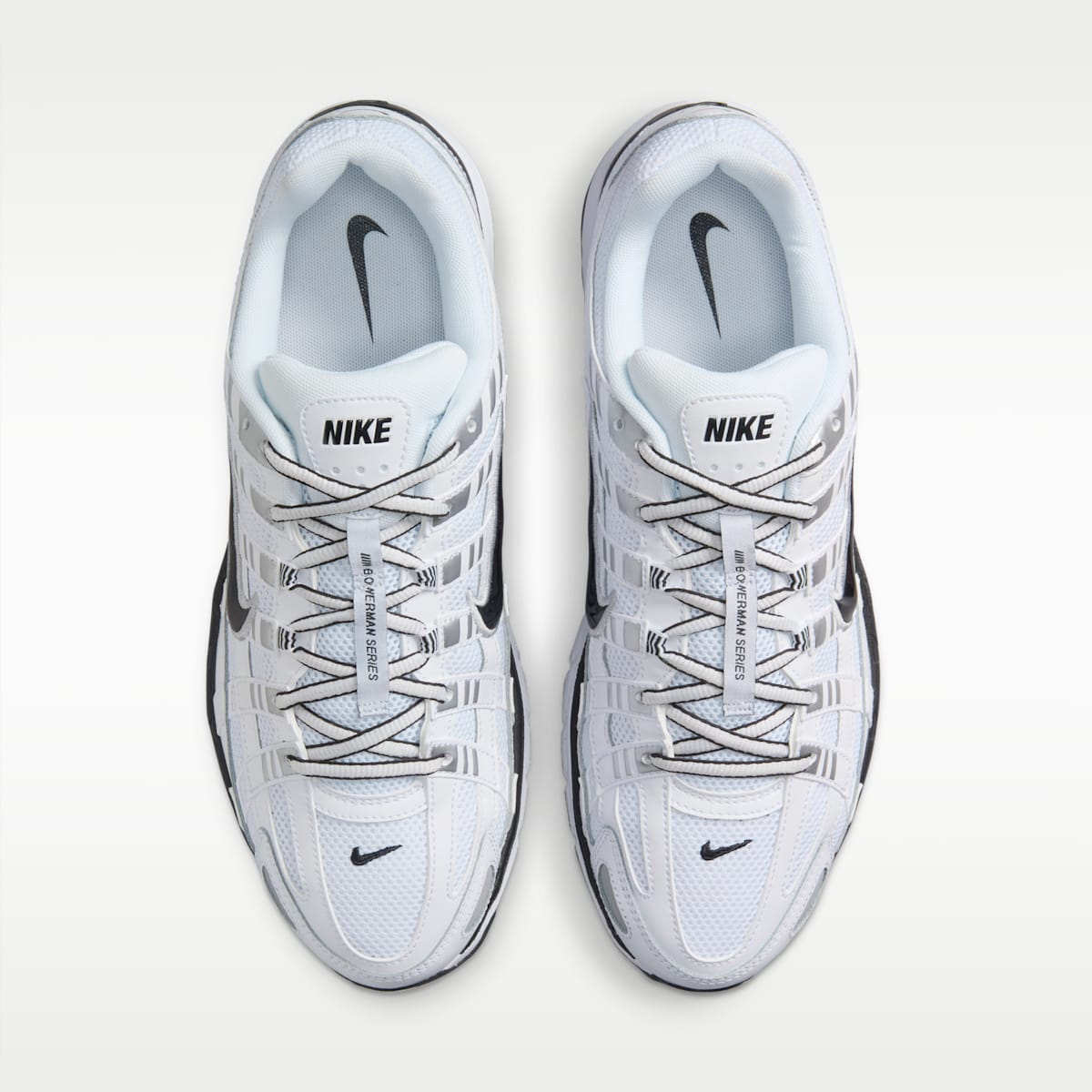 Nike P-6000 Shoes - White/Metallic Silver/Black/Black - Image 4