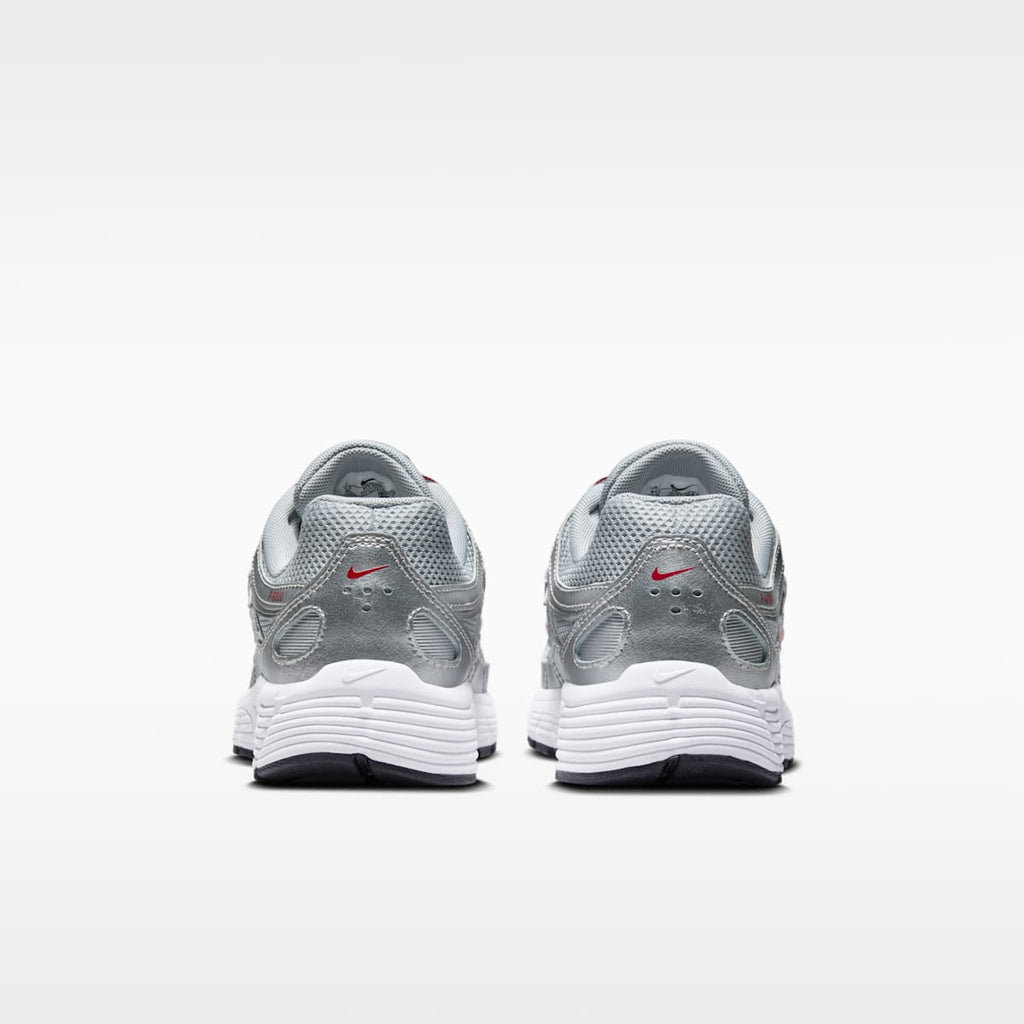 Nike P-6000 Big Kids' Shoes - Metallic Silver/Flat Silver/Cool Grey/Gym Red