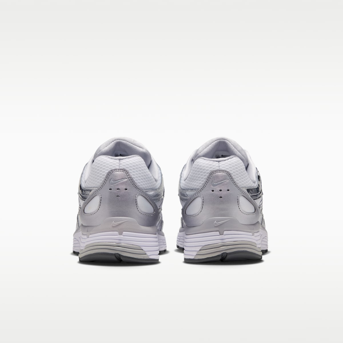 Nike P-6000 Shoes - White/Grey Fog/Iron Grey/Metallic Silver - Image 6