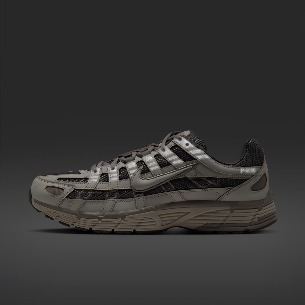 Nike P-6000 Men's Shoes - Flat Pewter/College Grey/Light Orewood Brown/Light Bone - Image 9
