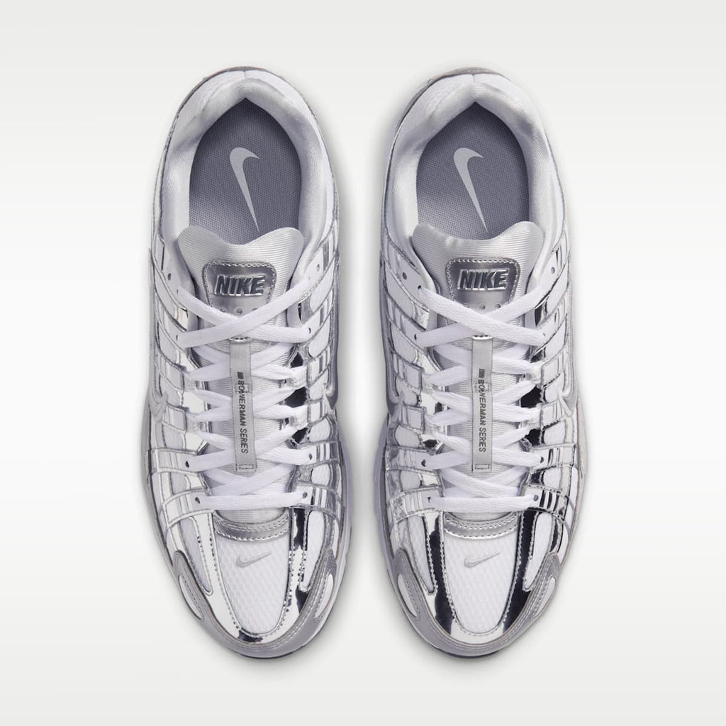 Nike P-6000 Shoes - White/Grey Fog/Iron Grey/Metallic Silver - Image 4