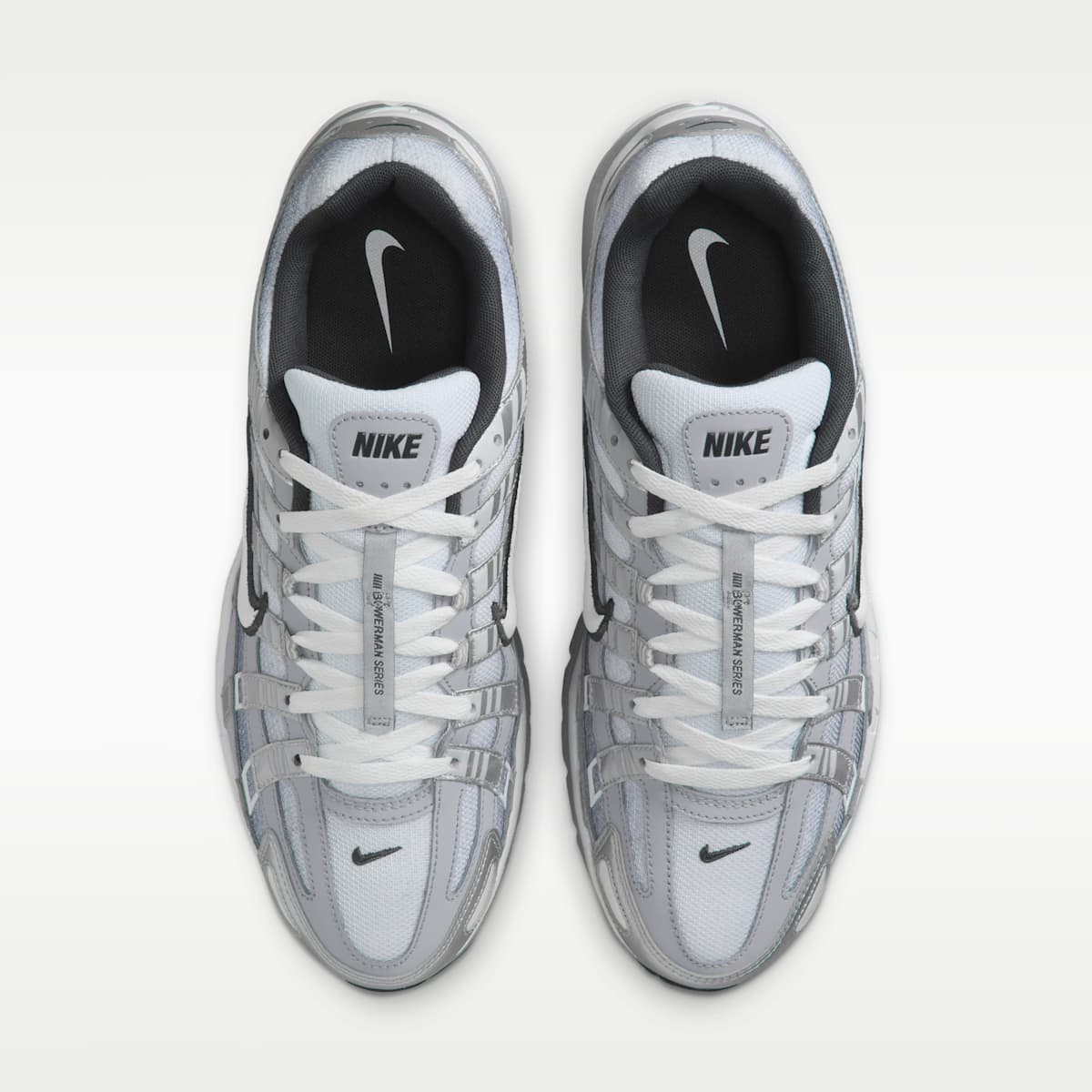 Nike P-6000 Fade Men's Shoes - Metallic Silver/Wolf Grey/Anthracite/Summit White - Image 4