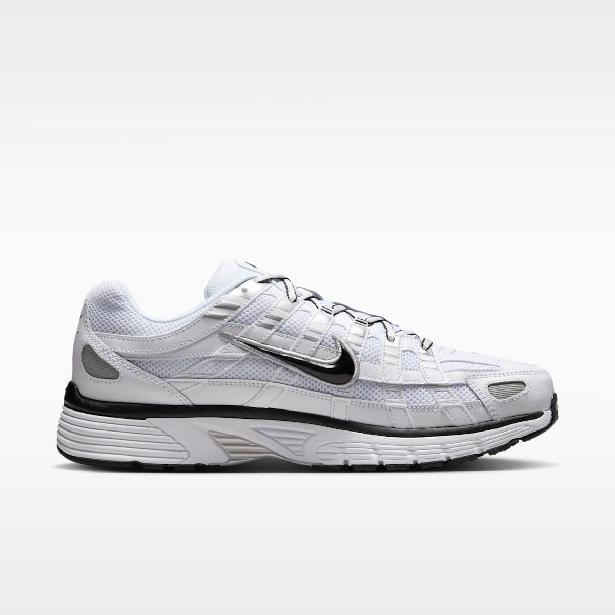 Nike P-6000 Shoes - White/Metallic Silver/Black/Black - Image 3