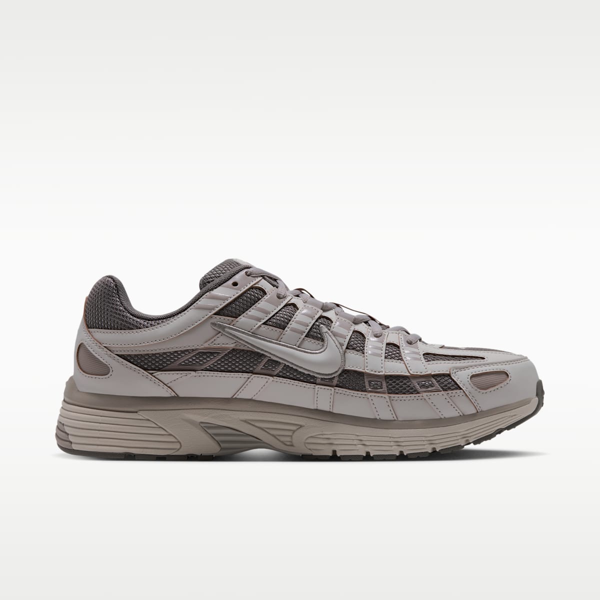 Nike P-6000 Men's Shoes - Flat Pewter/College Grey/Light Orewood Brown/Light Bone - Image 3