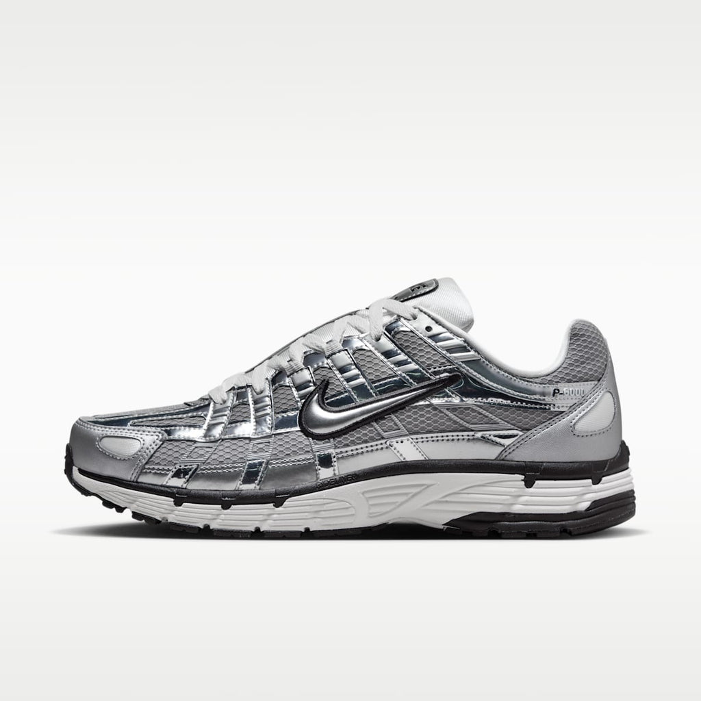 Nike P-6000 Shoes - Metallic Silver/Sail/Black/Metallic Silver - Image 1