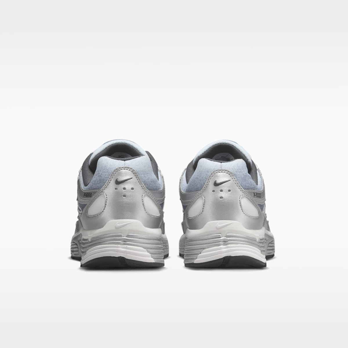 Nike P-6000 Fade Men's Shoes - Metallic Silver/Wolf Grey/Anthracite/Summit White - Image 6