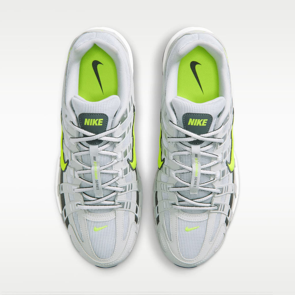 Nike P-6000 Men's Shoes - Grey Fog/Dark Smoke Grey/Summit White/Volt - Image 4
