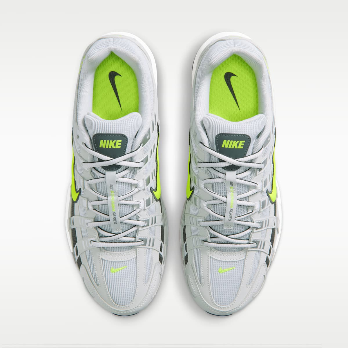 Nike P-6000 Men's Shoes - Grey Fog/Dark Smoke Grey/Summit White/Volt - Image 4