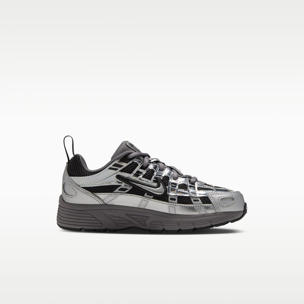 Nike P-6000 Little Kids' Shoes - Black/Pencil Point/Dark Grey/Metallic Silver