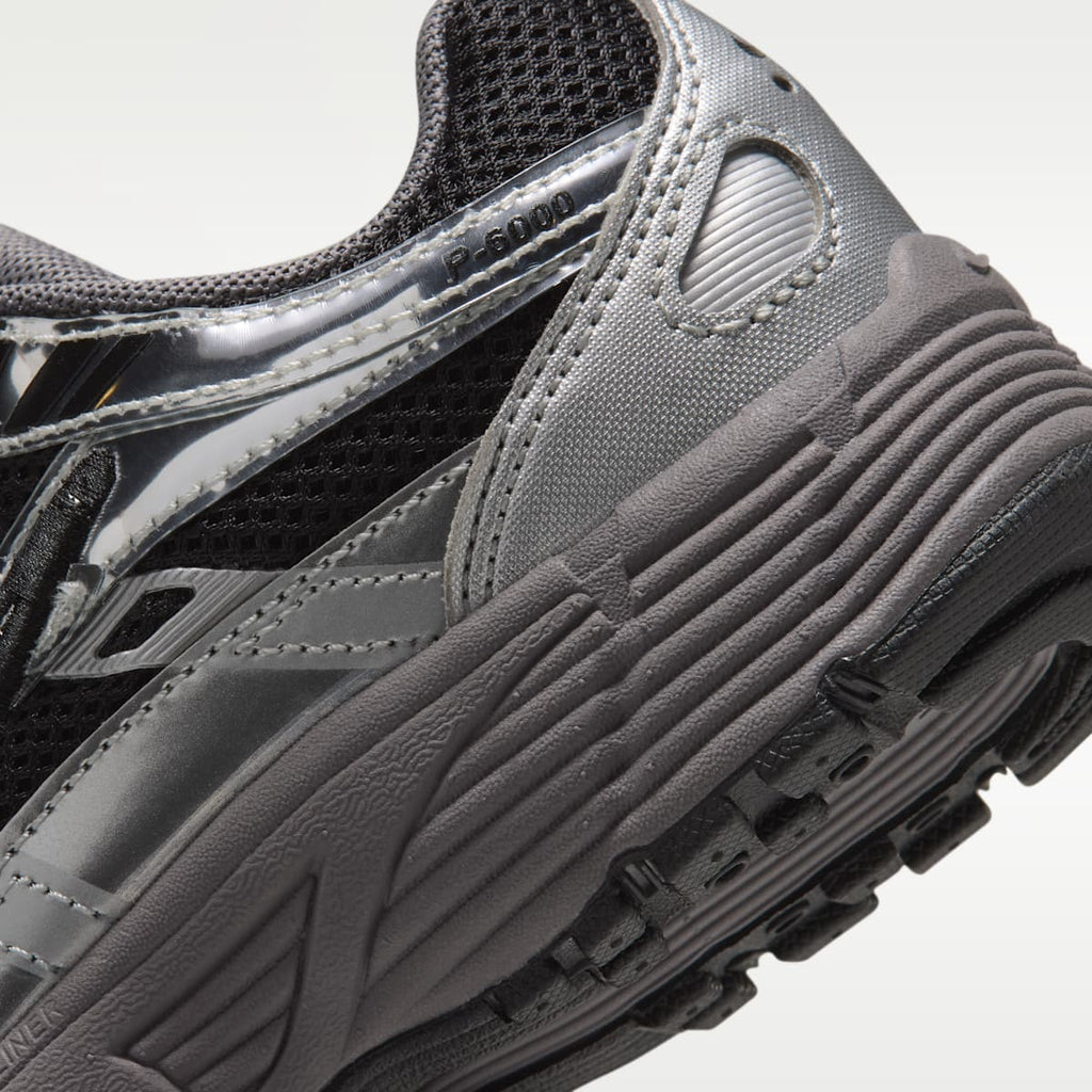 Nike P-6000 Little Kids' Shoes - Black/Pencil Point/Dark Grey/Metallic Silver