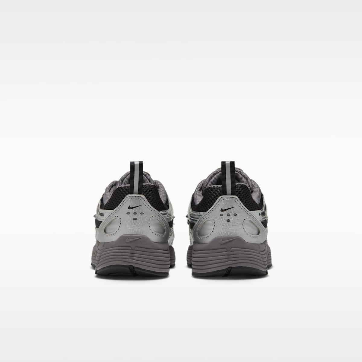 Nike P-6000 Little Kids' Shoes - Black/Pencil Point/Dark Grey/Metallic Silver