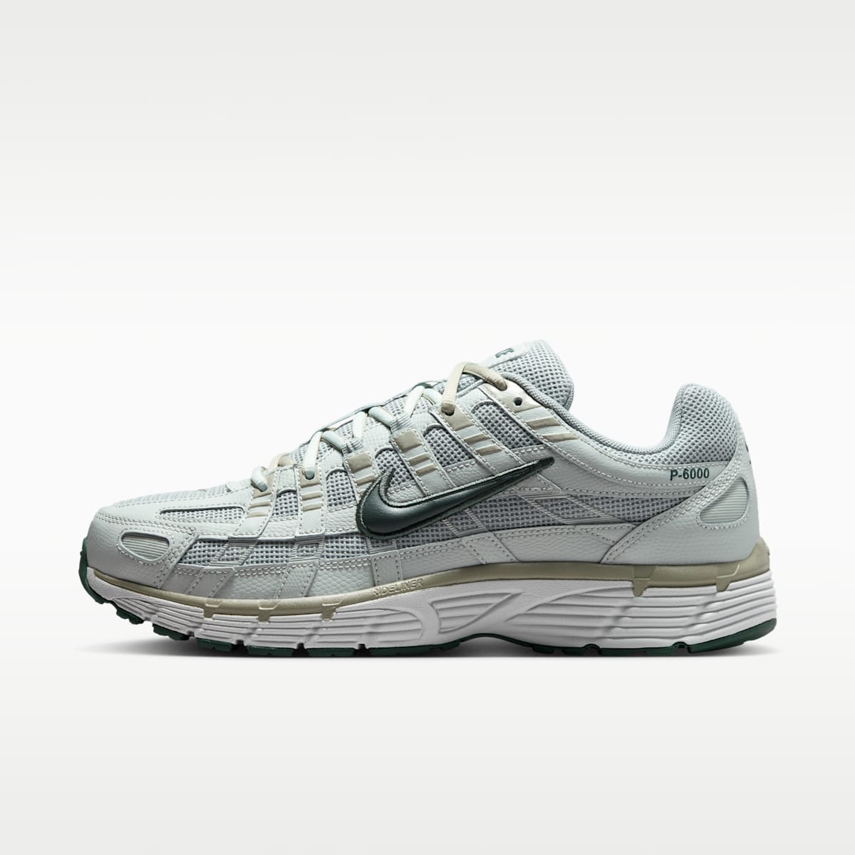Nike P-6000 Men's Shoes - Light Pumice/Light Silver/Spruce Fog/Camo Green - Image 1