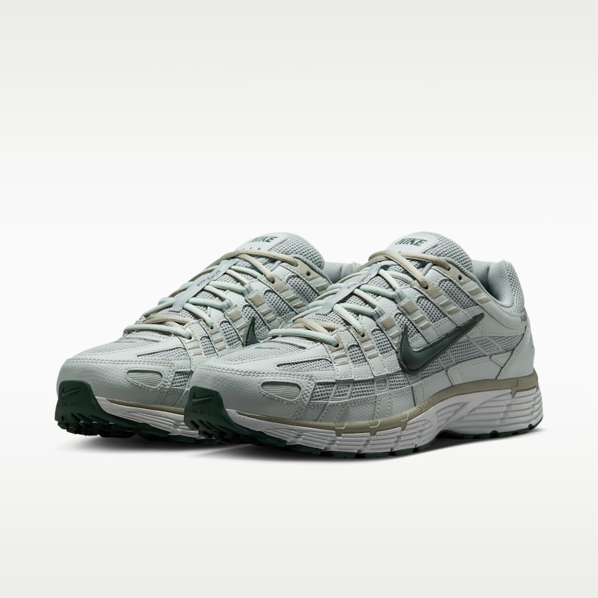 Nike P-6000 Men's Shoes - Light Pumice/Light Silver/Spruce Fog/Camo Green - Image 5