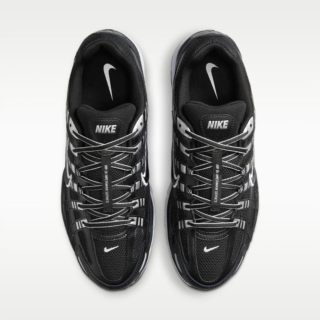 Nike P-6000 Shoes - Black/White/Metallic Silver/Black - Image 4