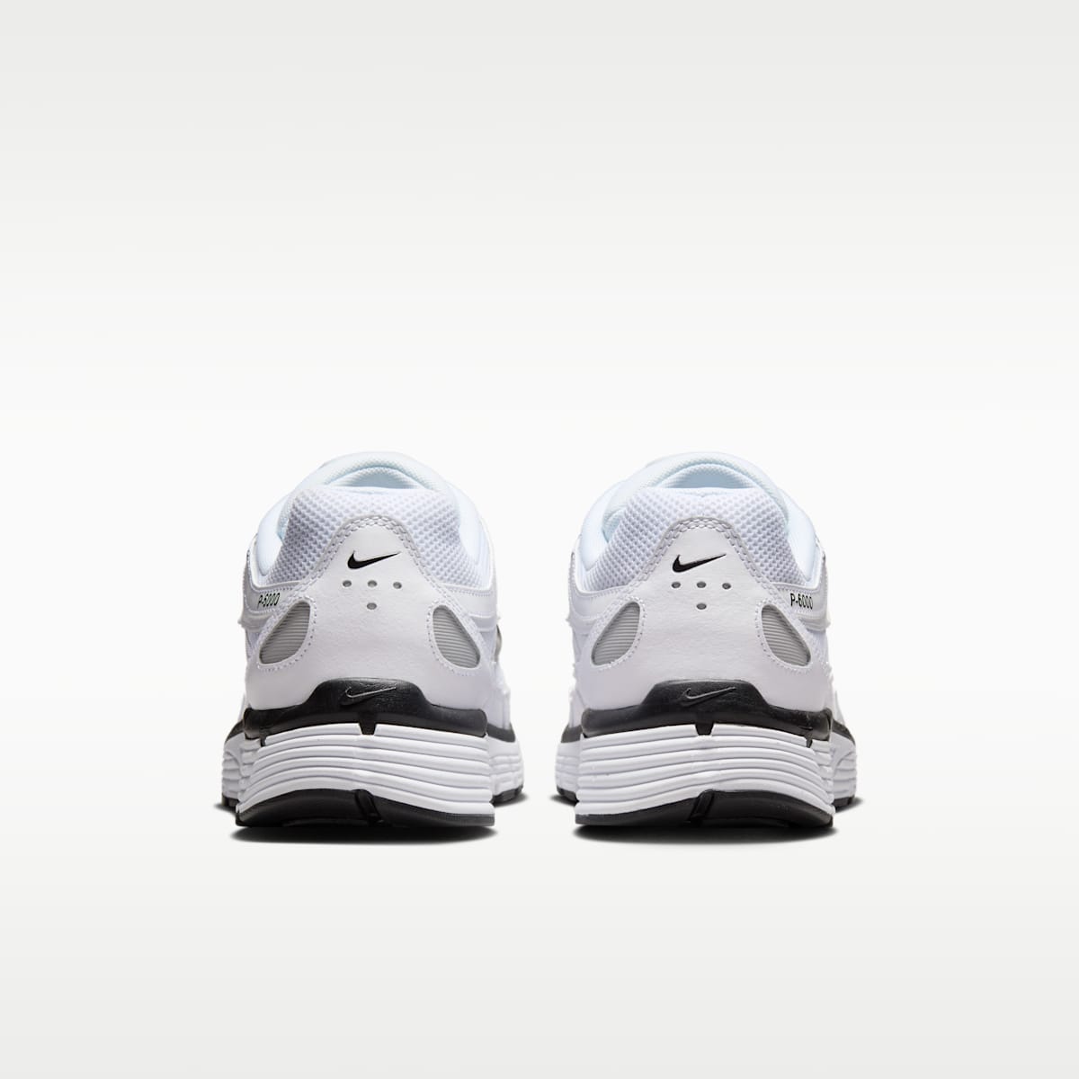 Nike P-6000 Shoes - White/Metallic Silver/Black/Black - Image 6