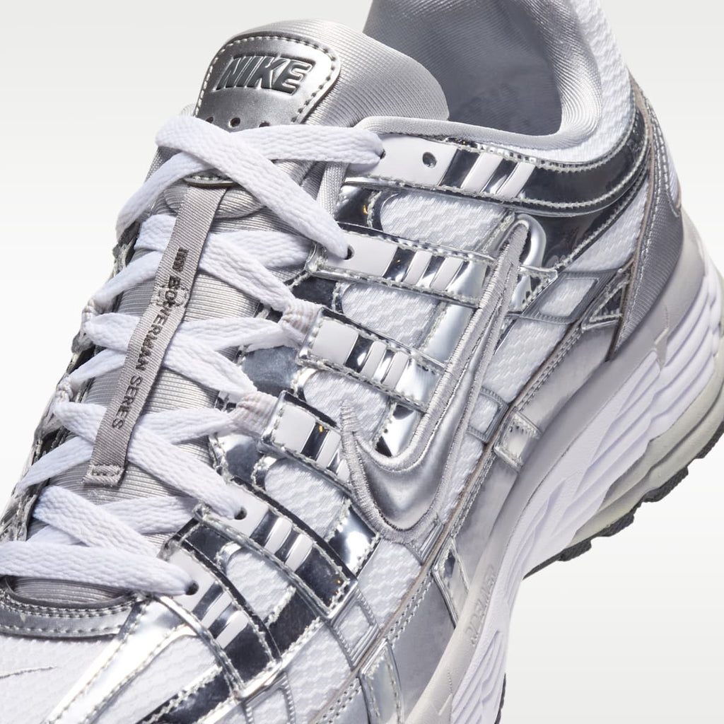 Nike P-6000 Shoes - White/Grey Fog/Iron Grey/Metallic Silver - Image 7